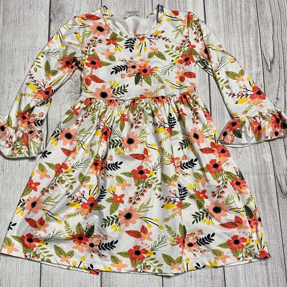 Boutique Other - Boutique Fall Floral Dress Sz 5